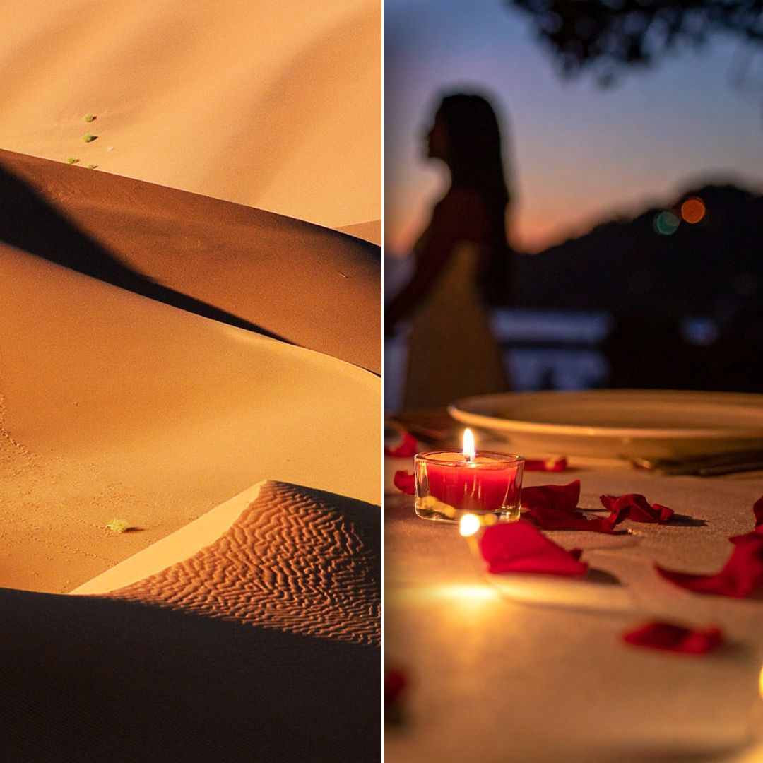 Romantic Dinner with One Hour Camel Trekking for Couple